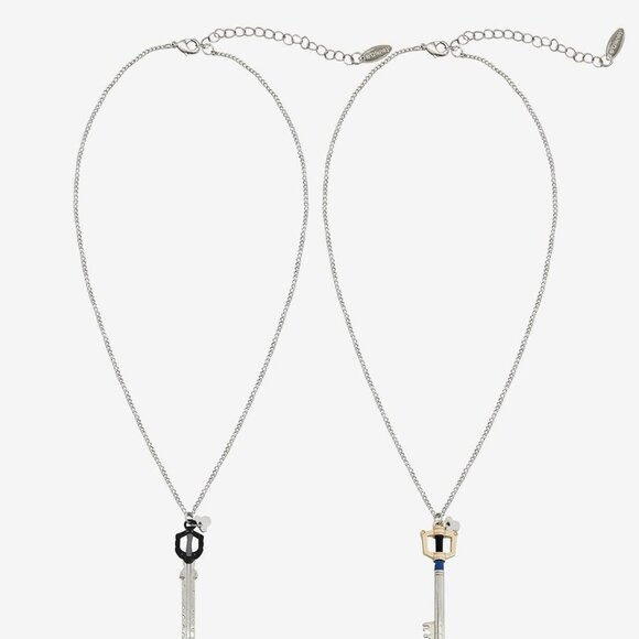 Her Universe Disney Kingdom Hearts Sora & Riku Keyblade Best Friend Necklace Set - Picture 3 of 3